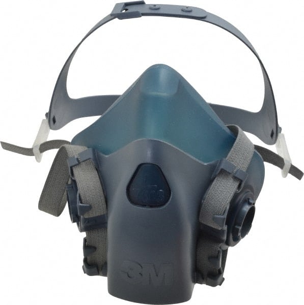 Half Facepiece Respirator: Silicone, Bayonet, Large MPN:7100134949