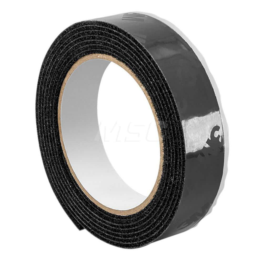 Hook & Loop, Shape: Roll , Tape Width: 1.00in , Color: Black , Roll Length (yd): 10.00  MPN:888519000663