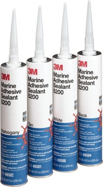 Marine Adhesive Sealant: 295 Ml Cartridge, White, Polyurethane MPN:7000000629