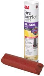 Fire Barrier Putty: Stick, Red, Elastomer MPN:7000006381