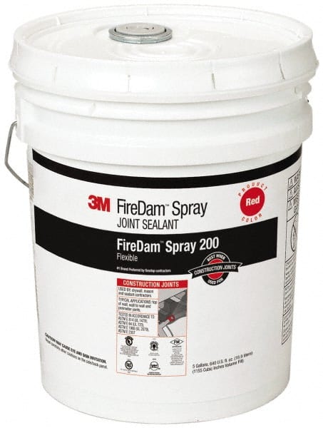 Joint Sealant: 5 gal Pail, Red, Elastomer MPN:7000026567