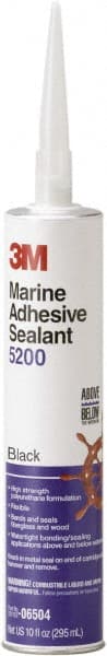 Marine Adhesive Sealant: 12.8 oz Cartridge, Black, Polyurethane MPN:7000042727