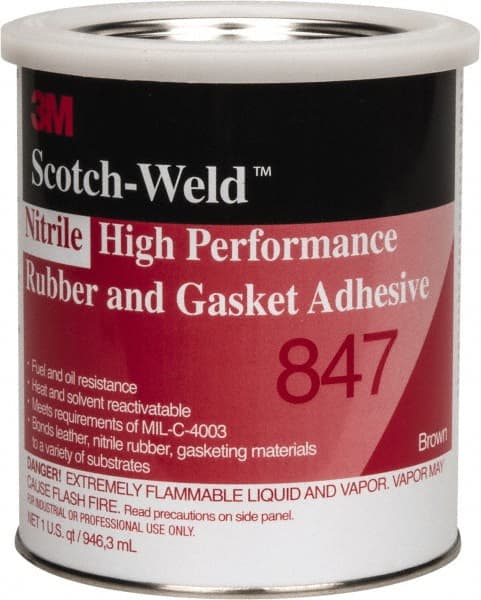 Elastic Sealant: 32 oz Can, Brown, Butyl Rubber MPN:7000042735