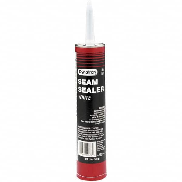 Seam Sealant: 12 oz Cartridge, White, Elastic Sealer MPN:7000125070