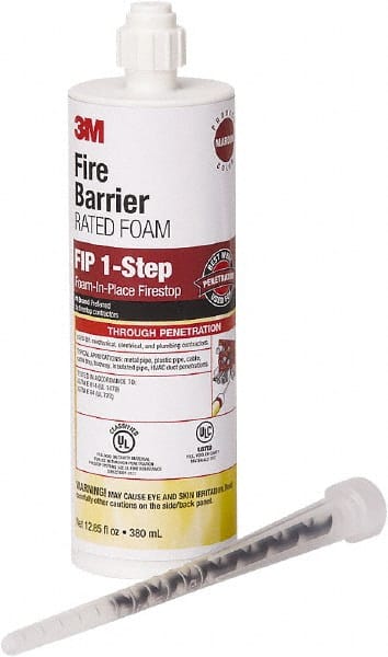 Fire Barrier Putty: 12.85 oz Cartridge, Maroon, Urethane MPN:7100020738