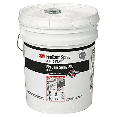 Fire Barrier Sealant 5 gal Gray MPN:FIREDAM200-5G