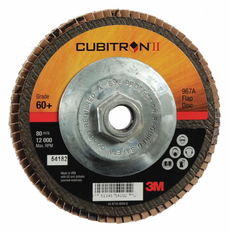 Flap Disc 5 in Dia 5/8 in Arbor 60 Grit MPN:7100049201