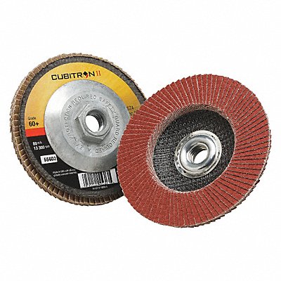 H7327 Flap Disc 4 1/2 in Dia 5/8 in Arbor MPN:7100058060