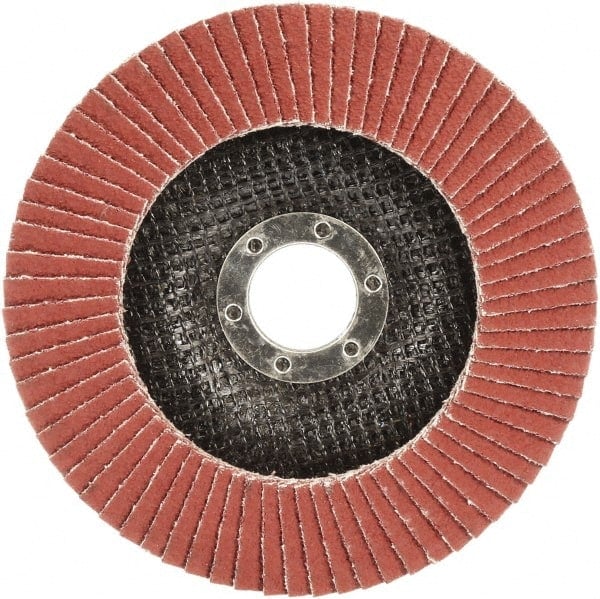 Flap Disc: 5/8-11 Hole, 40 Grit, Ceramic, Type 29 MPN:7100104887