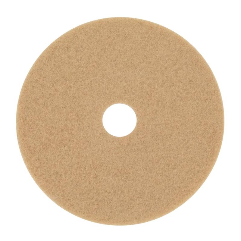 Niagara Burnishing Floor Pads, 3400N, 20in, Tan, Pack Of 5 (Min Order Qty 2) MPN:3400N-20