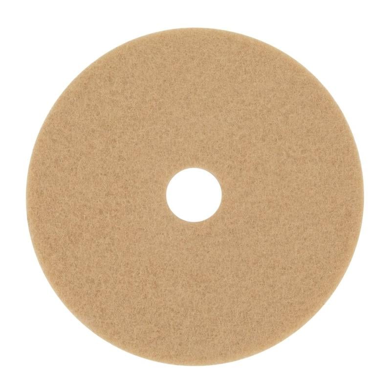 Niagara Burnishing Floor Pads, 3400N, 27in, Tan, Pack Of 5 MPN:3400N-27