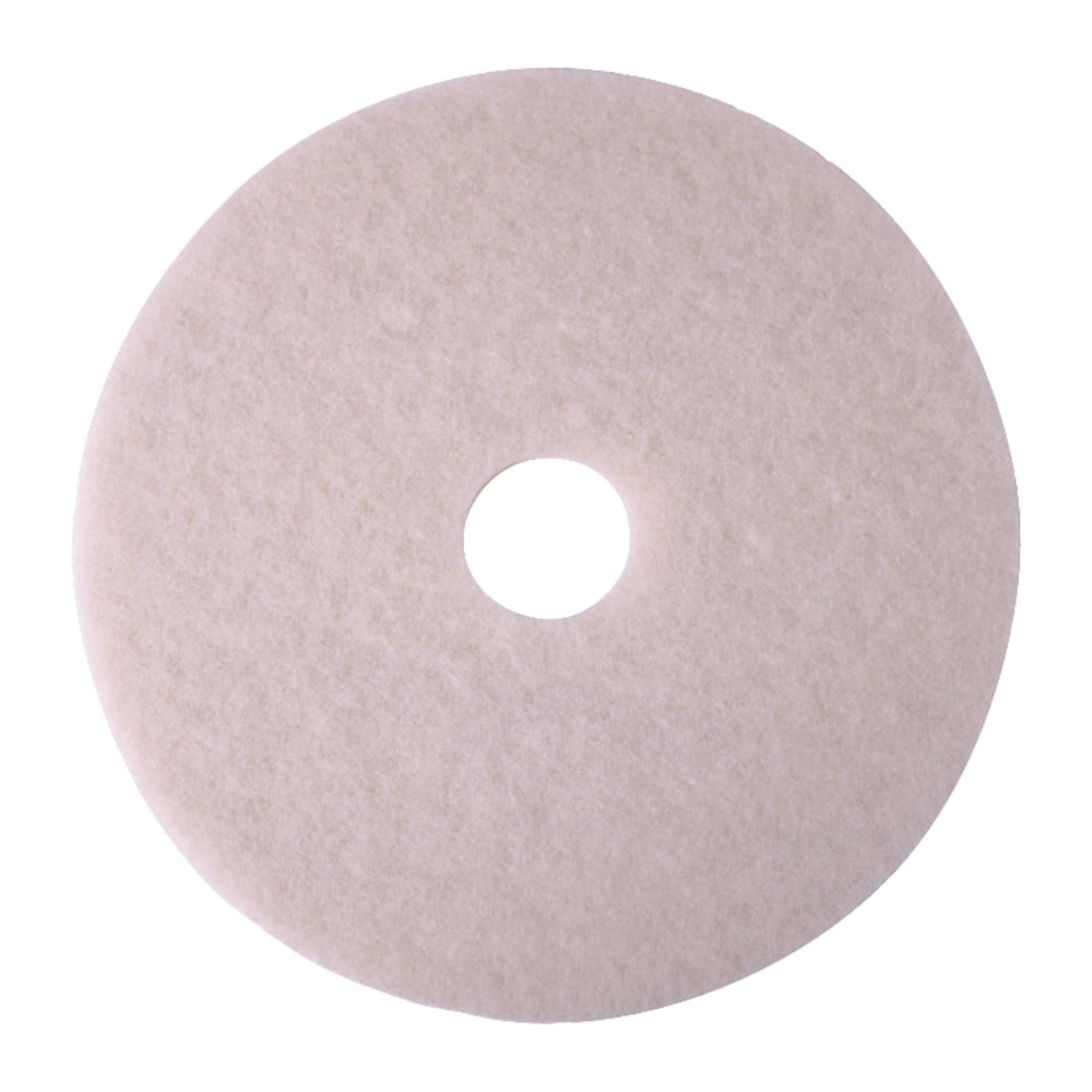 Niagara 4100N Polishing Pads, 17in, White, Case Of 5 (Min Order Qty 4) MPN:4100N-17