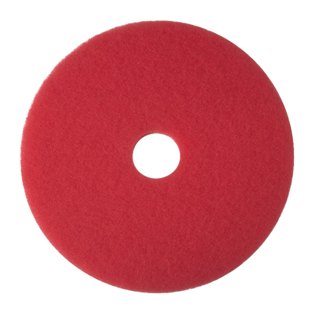 Niagara 5100N Buffing Floor Pads, 13in Diameter, Red, Case Of 5 (Min Order Qty 6) MPN:5100N-13