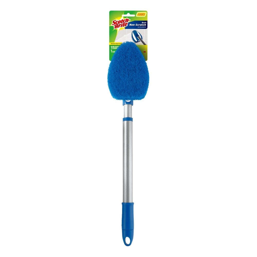 Scotch-Brite Bath Scrubber - 24in Handle Length - Plastic Handle - 1 Each (Min Order Qty 6) MPN:549X4