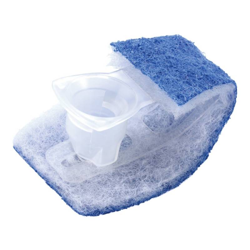 Scotch-Brite Disposable Toilet Scrubber Refills, White/Blue, Box Of 10 (Min Order Qty 7) MPN:558RF4