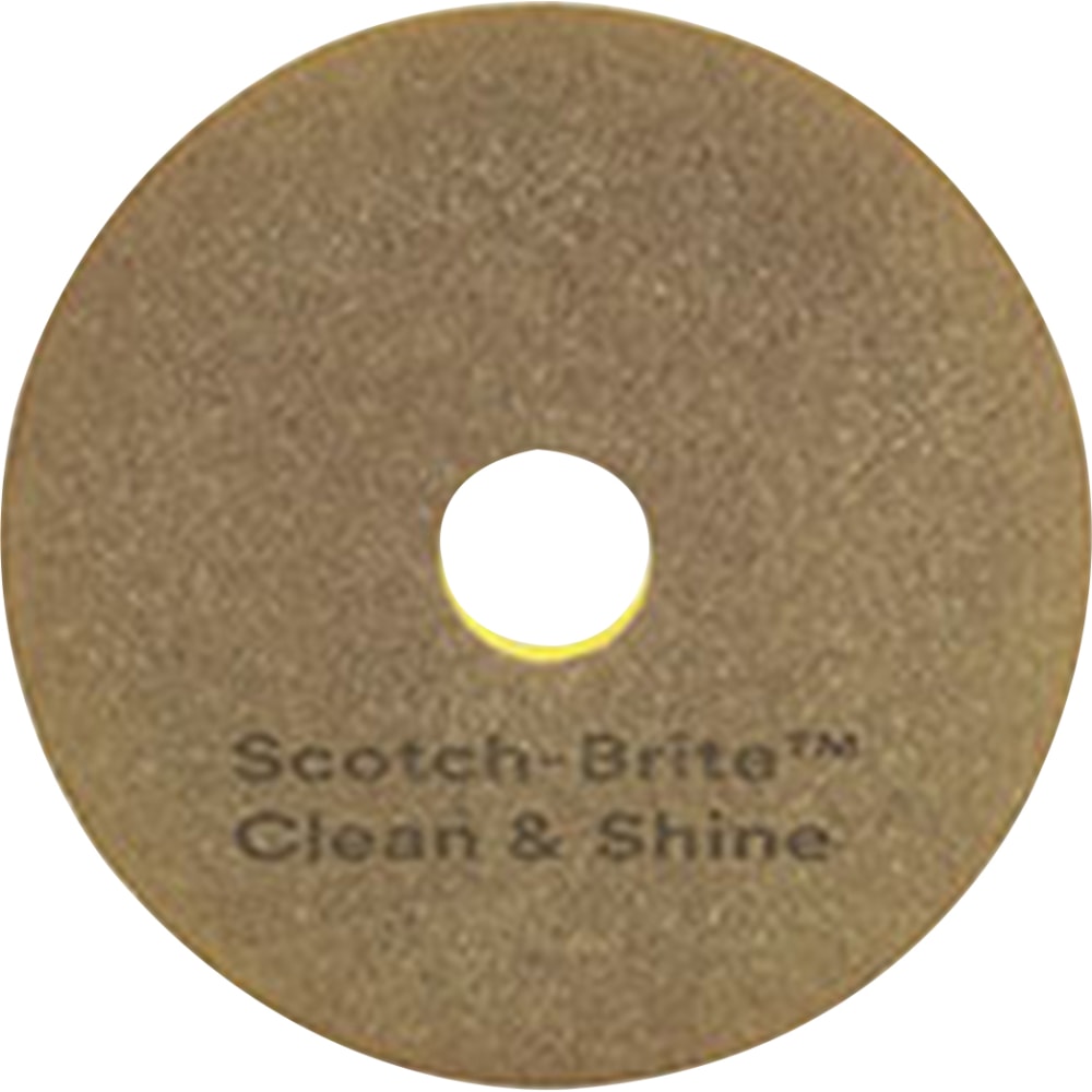 Scotch-Brite Clean & Shine Floor Pads, 28in x 14in, Case Of 5 Pads MPN:CS14X28