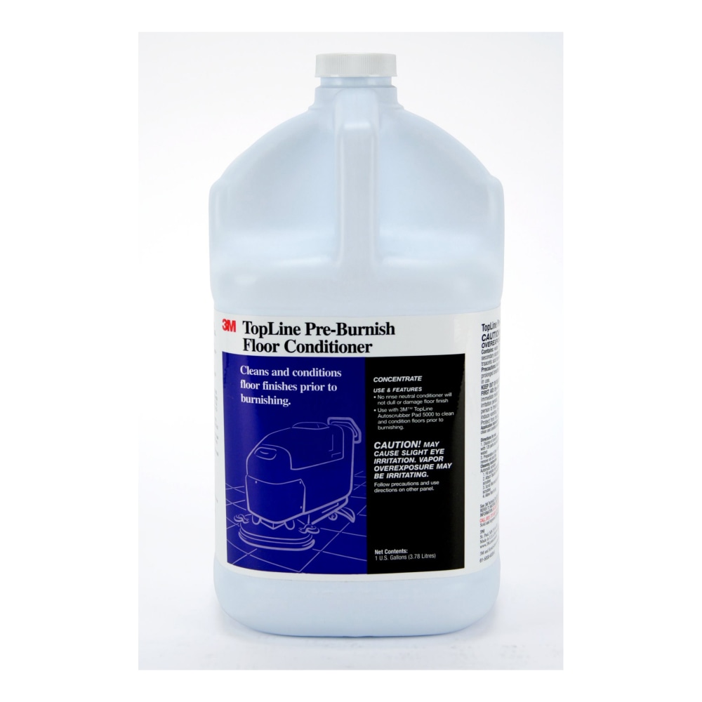 3M TopLine Pre-Burnish Floor Conditioner, 128 Oz Bottle MPN:14185