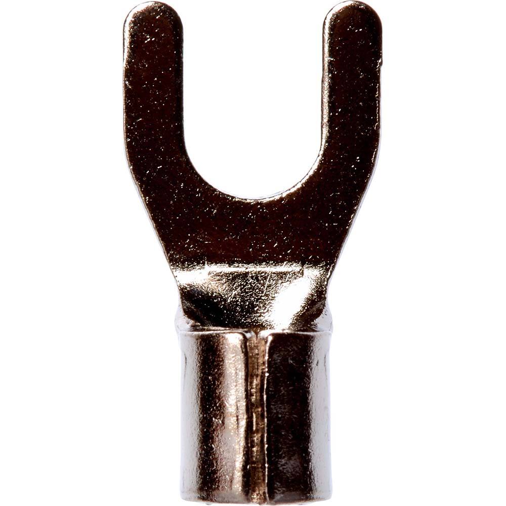 Standard Fork Terminal: Non-Insulated, #10 Stud, Crimp MPN:7100164139