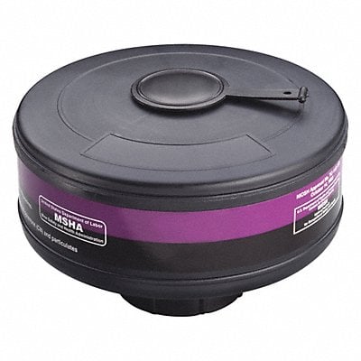 Gas Mask Canister Black Magenta PK6 MPN:450-02-11R06