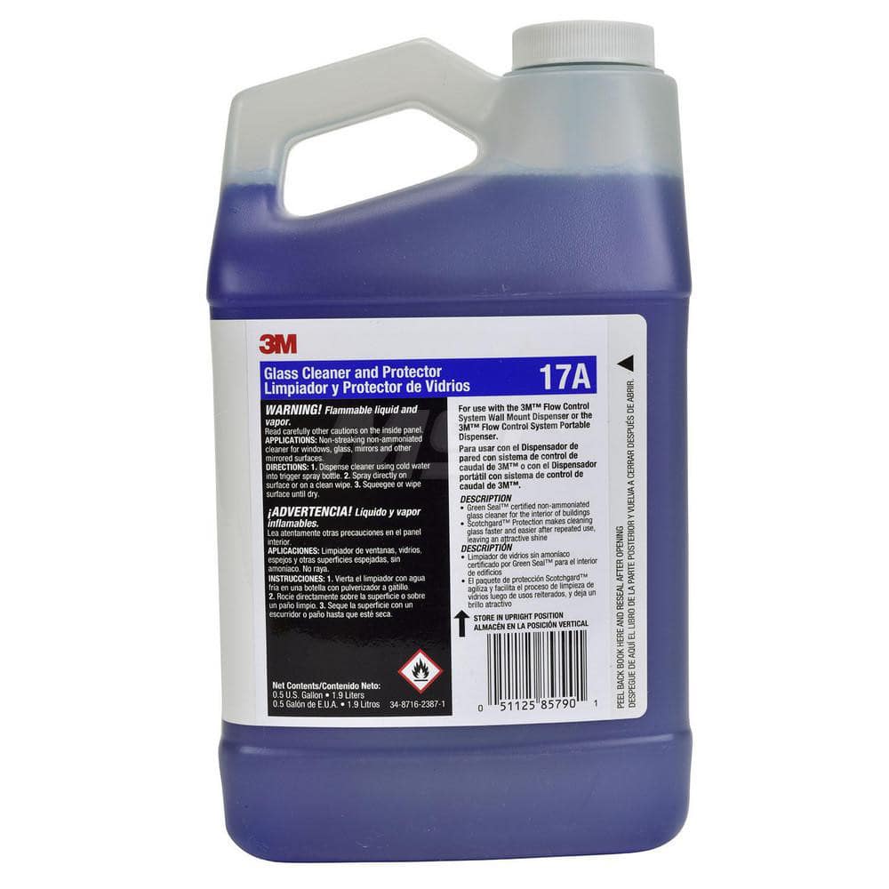 Glass Cleaner & Protector Concentrate 17A, 0.5 gal, 4/Case MPN:7010341302