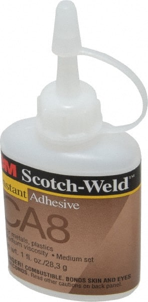 Adhesive Glue: 1 oz Bottle, Clear MPN:7000046526