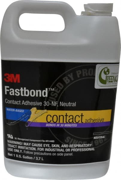 Contact Adhesive Glue: 1 gal Bottle, Natural MPN:7000046568