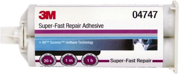 Super Fast Repair Adhesive Glue: 50 mL Cartridge, Amber MPN:7100006276