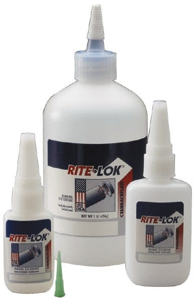 Adhesive Glue: 1 lb Bottle, Clear MPN:7100039203