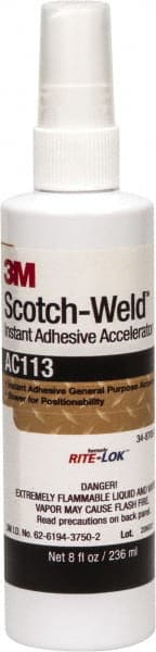 Adhesive Glue: 8 oz Bottle, Amber MPN:7100079891