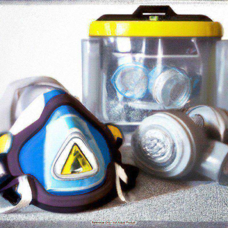 Half Mask Respirator Kit L Blue Gray MPN:3PB41-4JG27