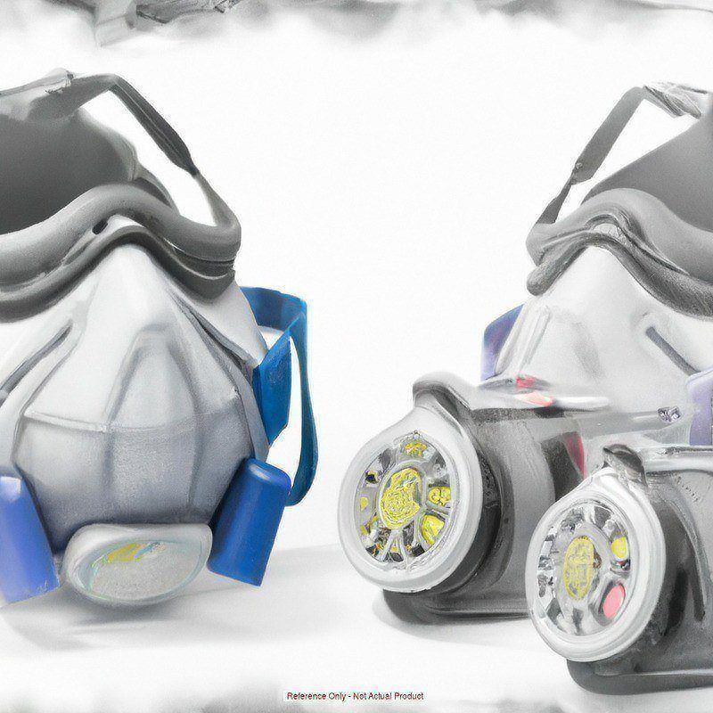 Half Mask Respirator Kit L Blue Gray MPN:3PB41-4MH55