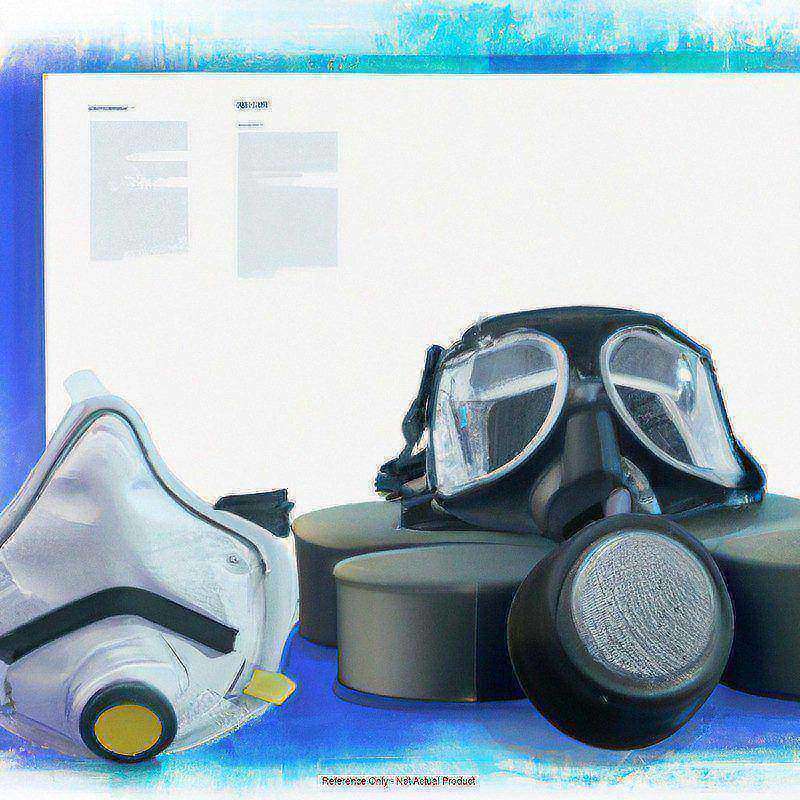 Half Mask Respirator Kit M Gray MPN:6AD97-4JG10