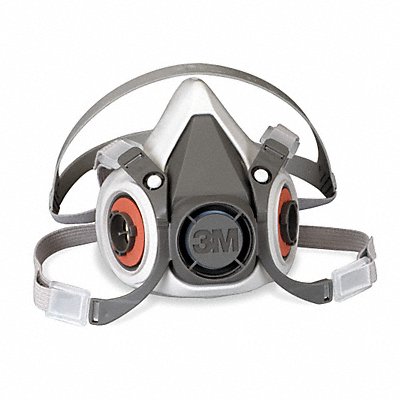 F8766 Half Mask Respirator Elastomer Gray MPN:6100