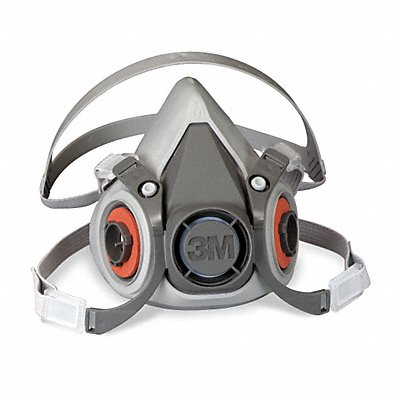 F8766 Half Mask Respirator Elastomer Gray MPN:6200