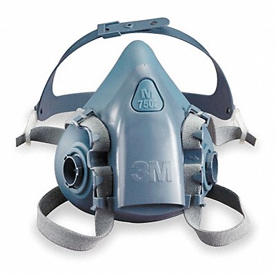 F9175 Half Mask Respirator Silicone Blue Gray MPN:7502