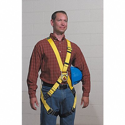 Full Body Harness M 420 lb Yellow MPN:1101457