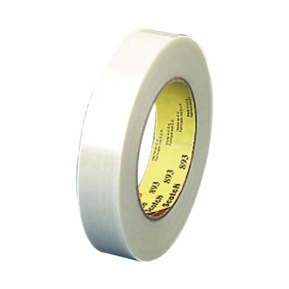 Scotch General Purpose Filament Tape - 0.75in Width x 60 Yd. Length - 3in Core - Synthetic Rubber - Glass Yarn Backing - 1 / Roll - Clear (Min Order Qty 6) MPN:89334