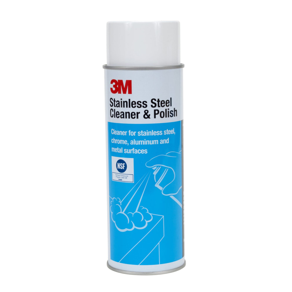 3M 14002 Stainless Steel Cleaner And Polish, 21 Oz Bottle (Min Order Qty 5) MPN:10146