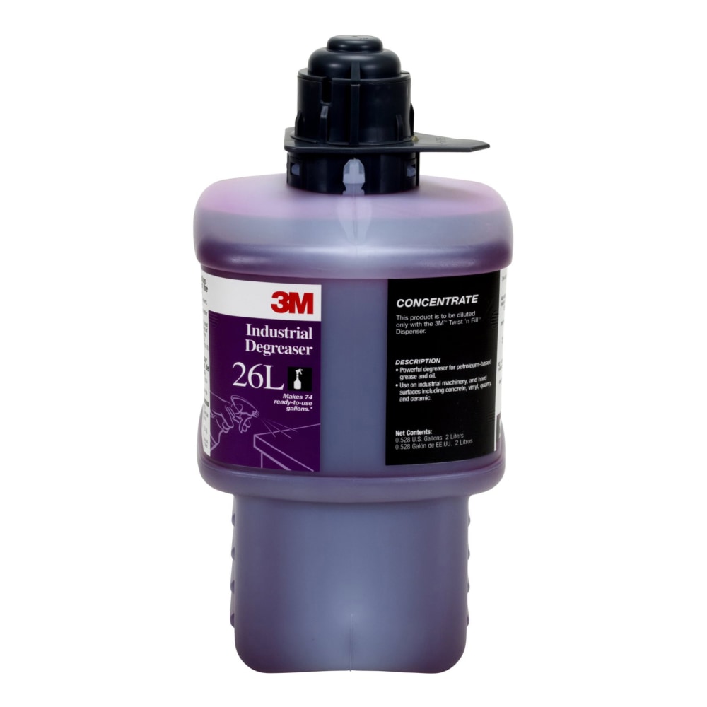 3M 26L Industrial Degreaser Concentrate, 67.6 Oz Bottle MPN:26L-EA