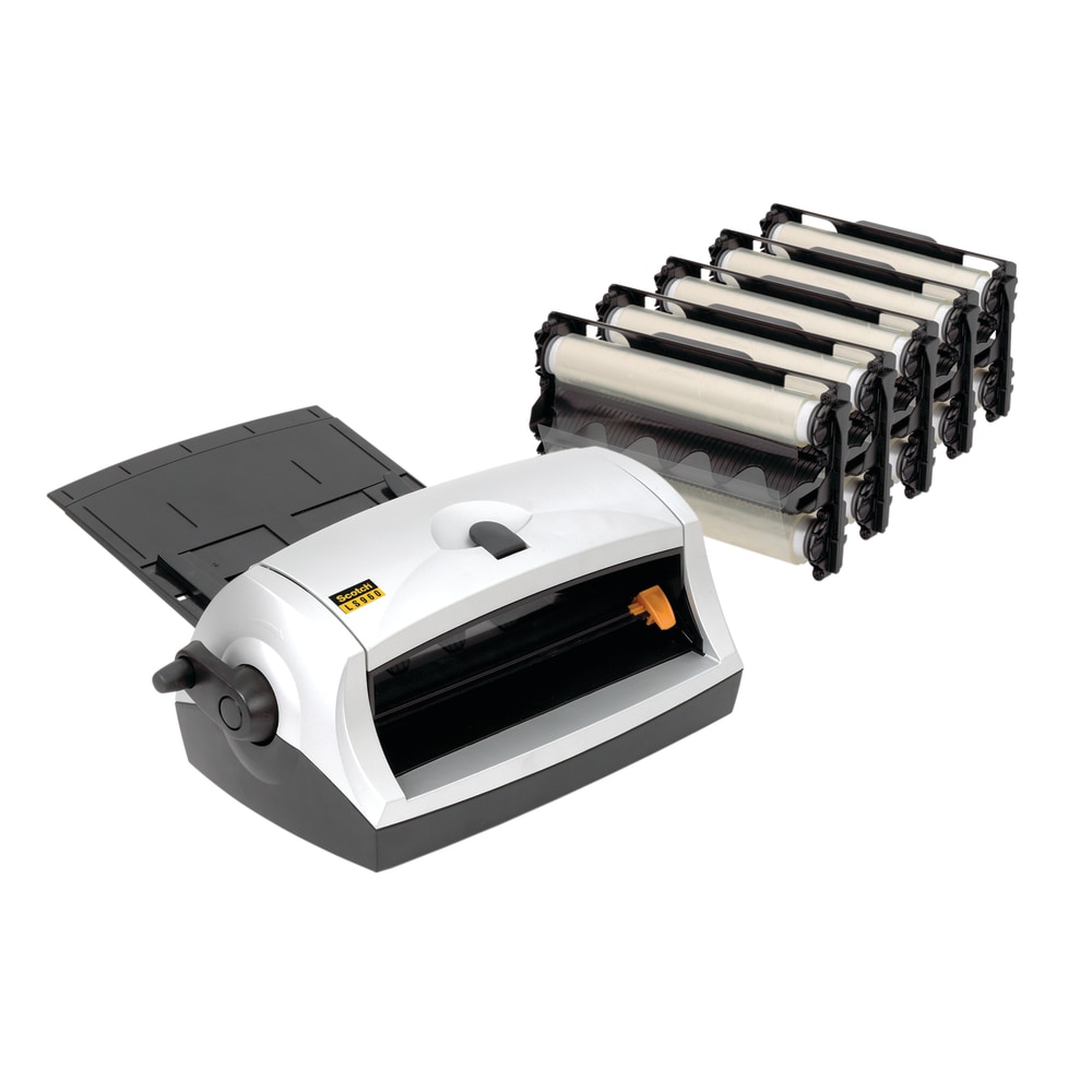 Scotch Cold Laminating Machine 8.5in Laminator Value Pack, 5 cartridges MPN:LS960VAD