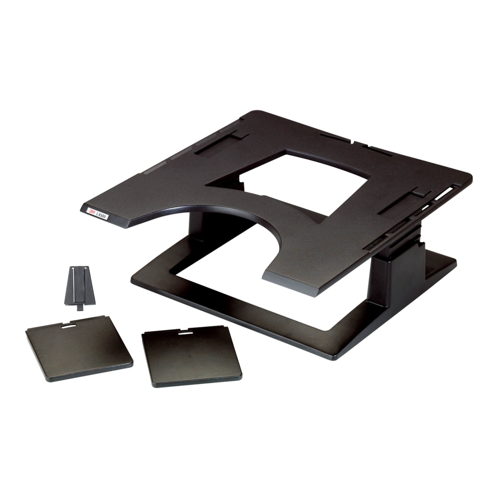 3M Ergonomic Notebook Computer Stand, Black (Min Order Qty 2) MPN:LX500