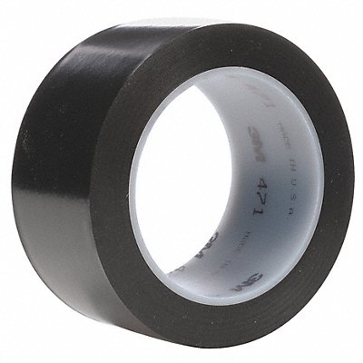 Floor Tape Black 4 inx108 ft Roll PK8 MPN:03118