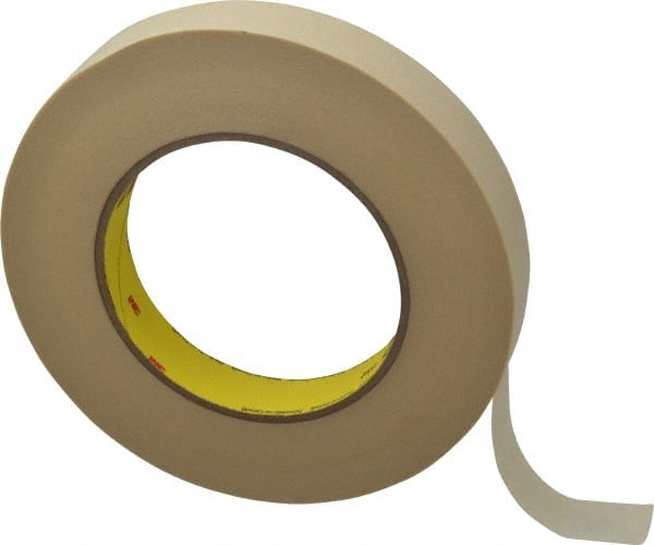 Masking Tape: 18 mm Wide, 60 yd Long, 6.3 mil Thick, Tan MPN:7000048942