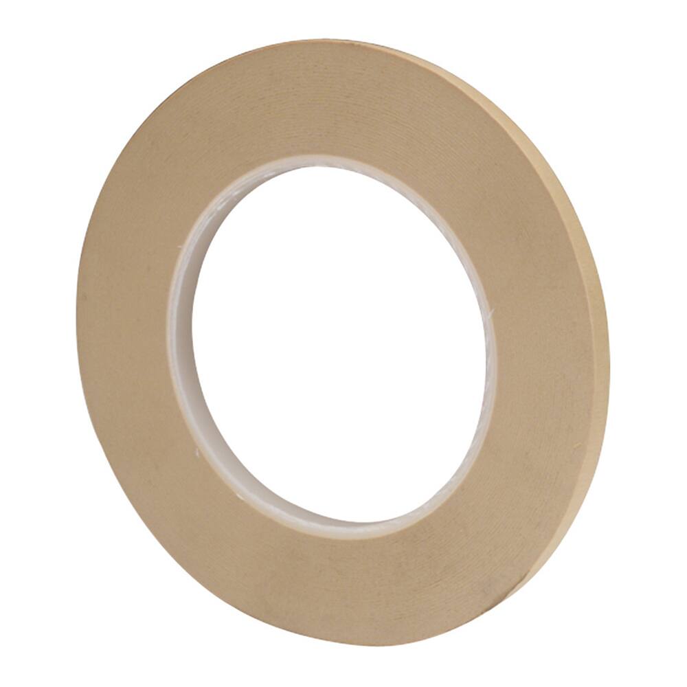 Masking Tape: 24 mm Wide, 55 m Long, Tan MPN:7000088667