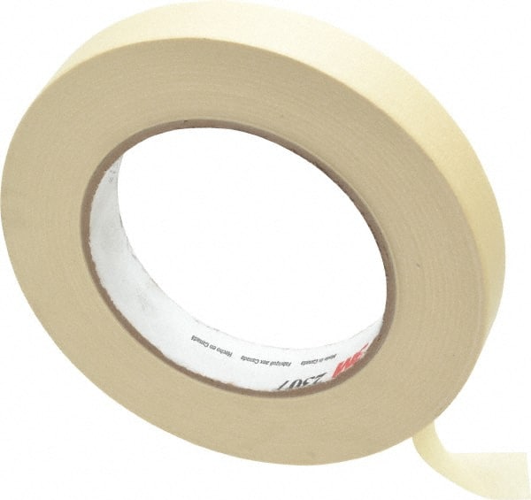 Masking Tape: 18 mm Wide, 60 yd Long, 5.2 mil Thick, Tan MPN:7000123530