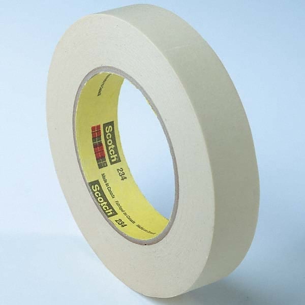 Masking Tape: 60 mm Wide, 55 m Long, 5.9 mil Thick, Tan MPN:7000124041