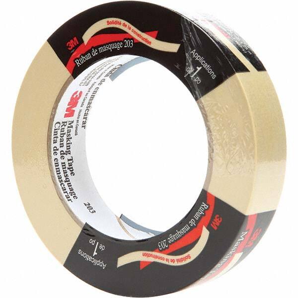 Masking Tape: 24 mm Wide, 55 m Long, 4.7 mil Thick, Beige MPN:7000124232