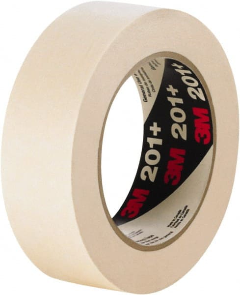 Masking Tape: 12 mm Wide, 60 yd Long, 4.4 mil Thick, Tan MPN:7000124879