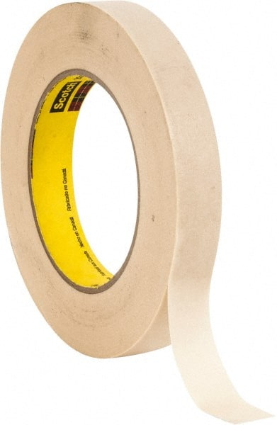 Masking Tape: 18 mm Wide, 60 yd Long, 5.9 mil Thick, Tan MPN:7000143654