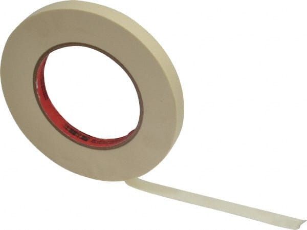 Masking Tape: 12 mm Wide, 60 yd Long, 6 mil Thick, Tan MPN:7100019551